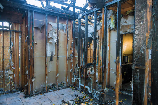 Professional Fire Damage Removal technician working in Lorton, VA